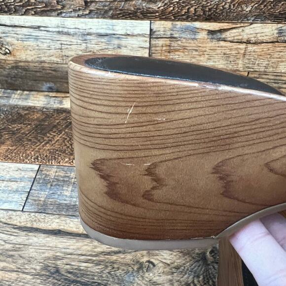 Splendid Brexlee Platform Wedge Clog Sandals Women's 8.5 Slip On Brown Y2K Stud - Picture 10 of 10